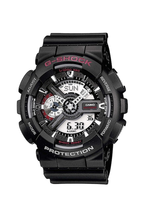 Casio, Часовник с хронограф G-Shock, Черен