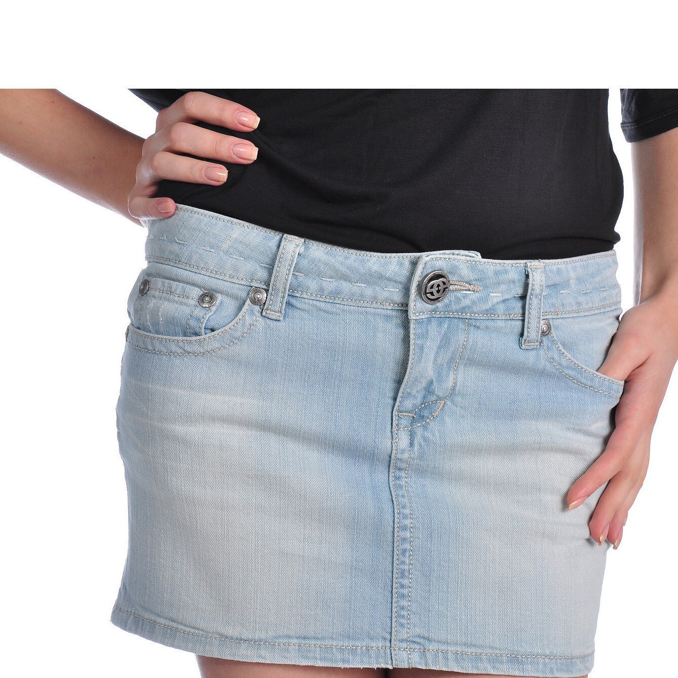 Fusta casual femei Ecko Red Mena Mini 36804, 145 EU, Albastru