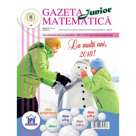 Gazeta Matematica Junior Nr 70 Emag Ro