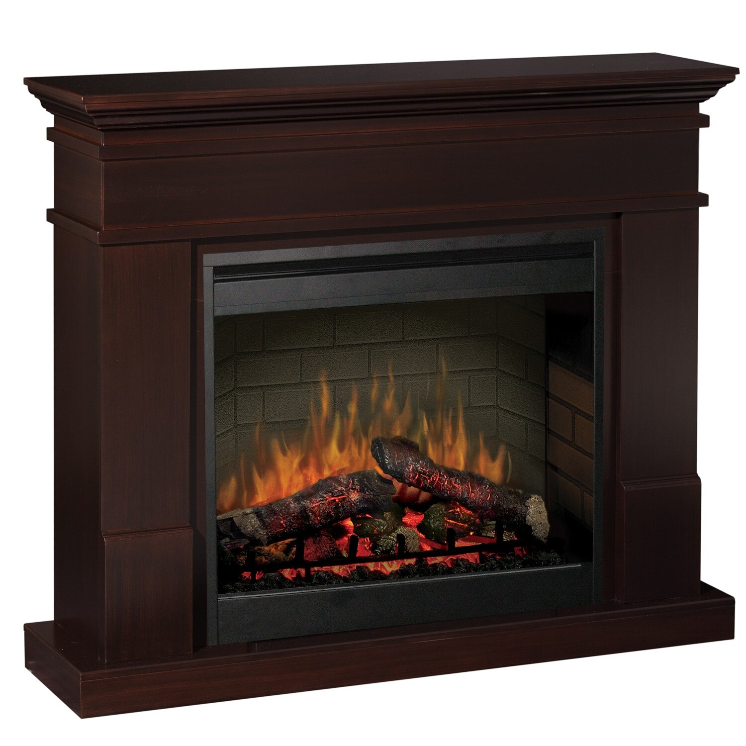 Луксозна камина Dimplex Optiflame DF2608-EU 3D, Електрическа, Бял, Със ...