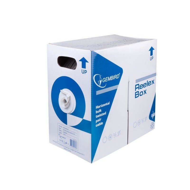Cablu FTP GEMBIRD, cat 5E, cupru, rola 305m, FPC-5004E-SO