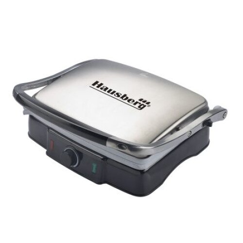 Aparat de sandwich si grill electric , Putere 2200 W, SKY HAUSBERG + Set 3 piese cutite CADOU
