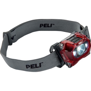 Lanterna frontala Peli 2760, rosie, 3 leduri albe + led night vision, antisoc, IPX4, 289 lumeni Lanterna frontala Peli 2760, rosie, 3 leduri albe + led night vision, antisoc, IPX4, 289 lumeni