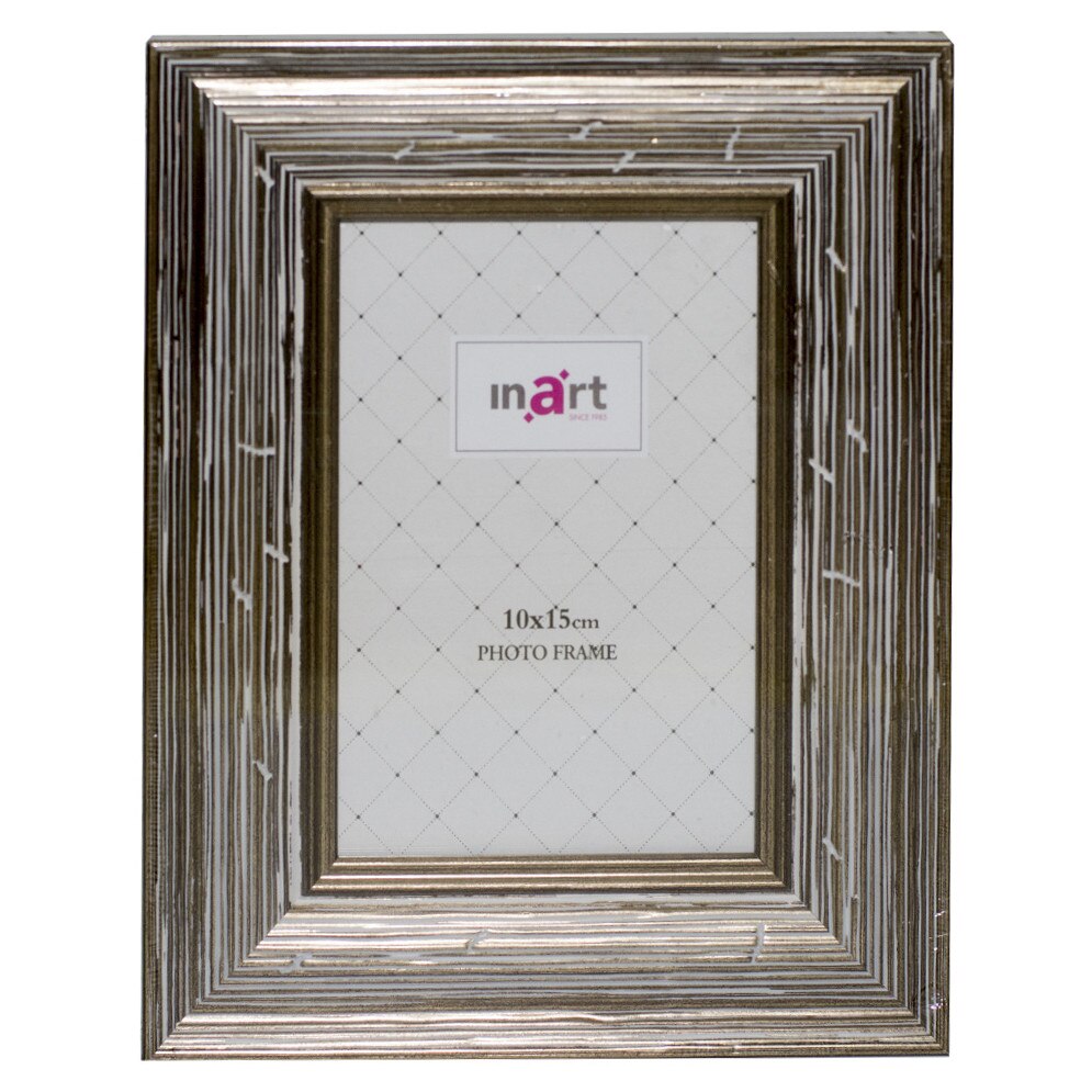 Rama foto aurie pentru poze 10 x 15 cm, Inart, rama ext 22 x 17 cm