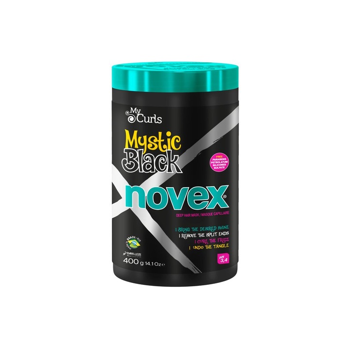 Masca tratament par cret Mystic Black 400 g