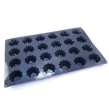 Forma pentru 24 brioche, dimensiuni 600x400x35mm, Silikomart Forma pentru 24 brioche, dimensiuni 600x400x35mm, Silikomart