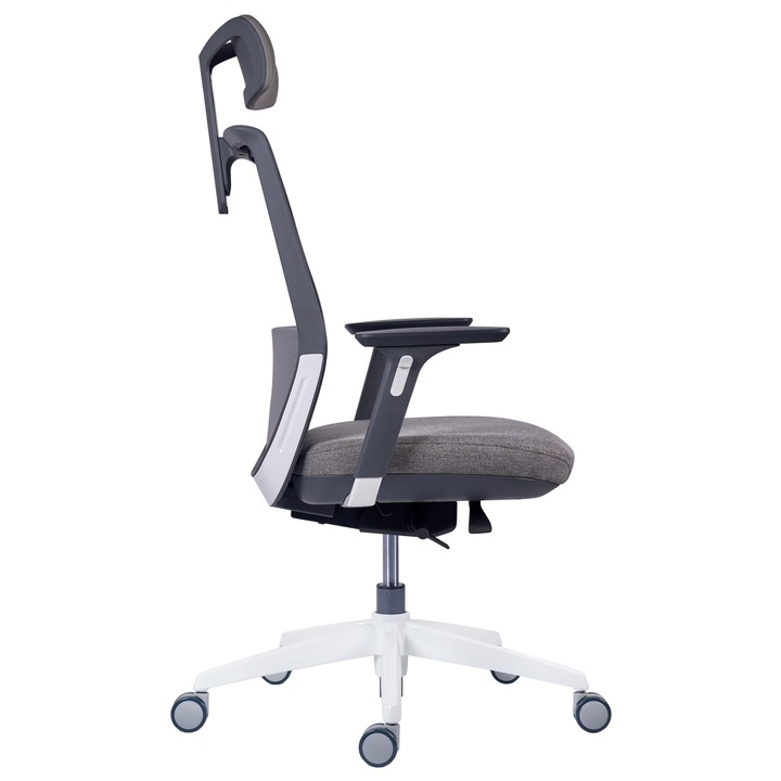 Scaun de birou Scaun Tesla PDH, Mesh, Gri