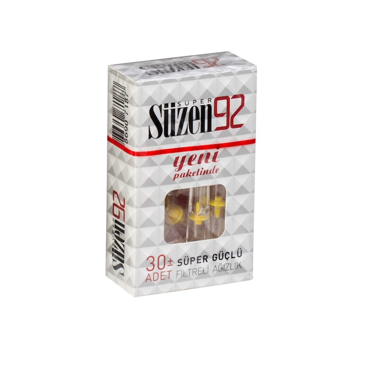 Комплект от 30 цигарени филтри Suzen 92