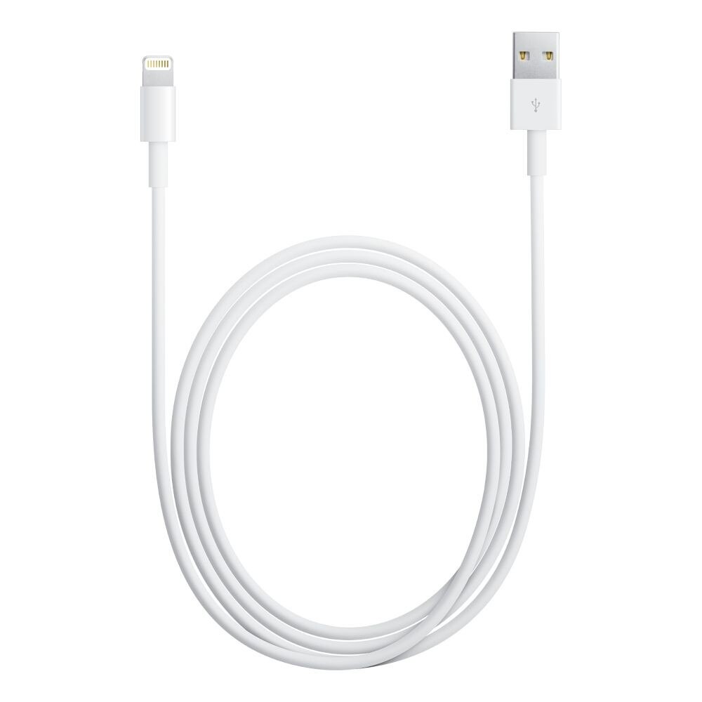 Cablu de date pentru iPhone cu conector Lightning, alb, lungime 2 metri BBL1823