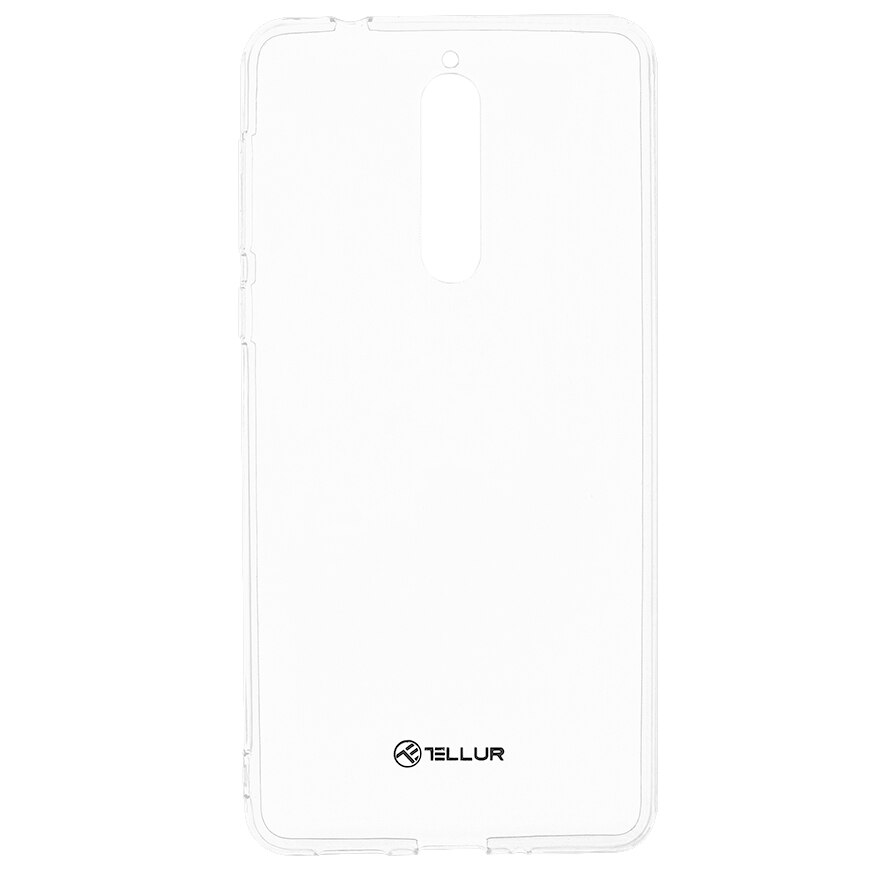 Husa de protectie Tellur Silicon pentru Nokia 8, Transparent