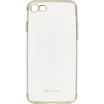 Husa de protectie Tellur Silicon Electroplated pentru Apple iPhone 8, Argintiu
