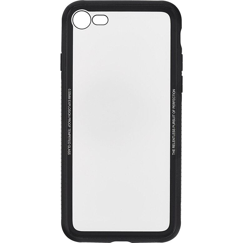 Husa de protectie Tellur Glass Simple pentru Apple iPhone 8, Negru