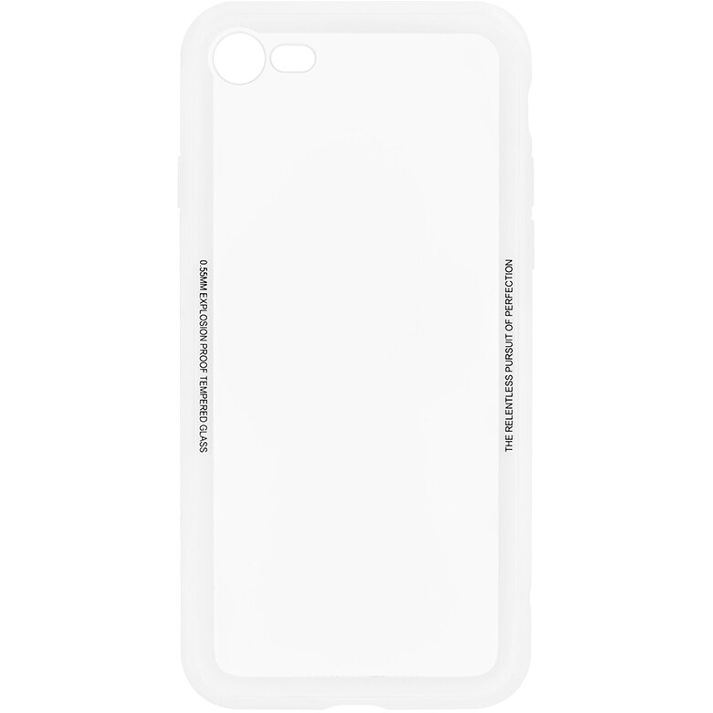 Husa de protectie Tellur Glass Simple pentru Apple iPhone 8, Alb