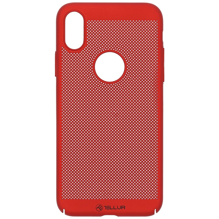 Предпазен калъф Tellur Heat Dissipation за Apple iPhone X, iPhone Xs, Red