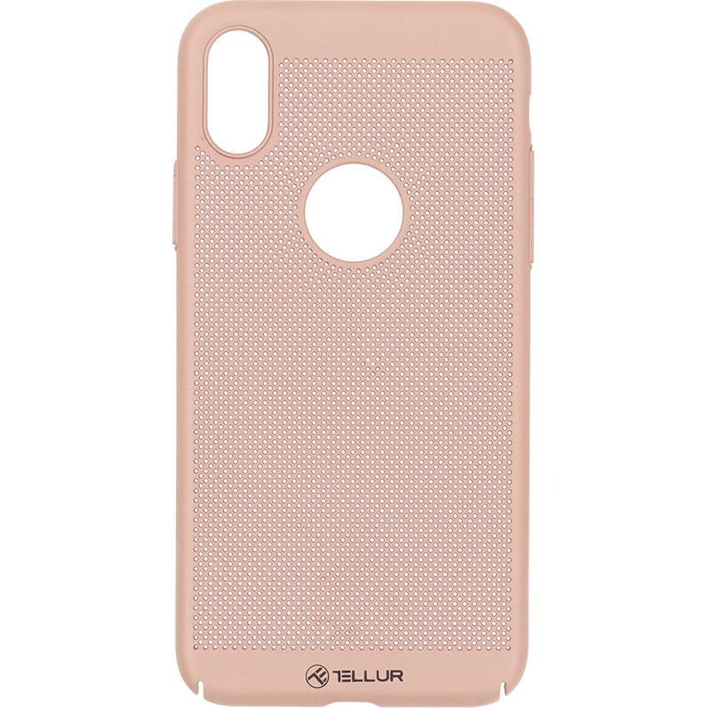 Husa de protectie Tellur Heat Dissipation pentru Apple iPhone X, iPhone Xs, Rose Gold