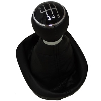 Nuca schimbator viteze cu manson AERZETIX, piele sintetica, compatibil Volkswagen Caddy, Touran, 6 viteze Nuca schimbator viteze cu manson AERZETIX, piele sintetica, compatibil Volkswagen Caddy, Touran, 6 viteze