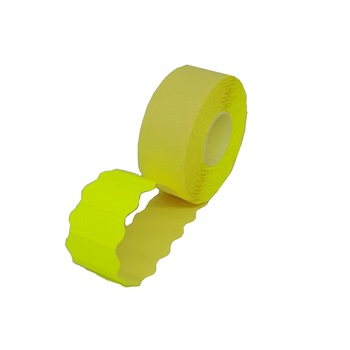 Set 20 Role Etichete de Pret Galbene 26x12 mm, 1500 Etichete/Rola - Etichete de Pret cu Colturi Rotunjite, Etichete cu Printare un Rand Brandpaper Set 20 Role Etichete de Pret Galbene 26x12 mm, 1500 Etichete/Rola - Etichete de Pret cu Colturi Rotunjite, Etichete cu Printare un Rand Brandpaper