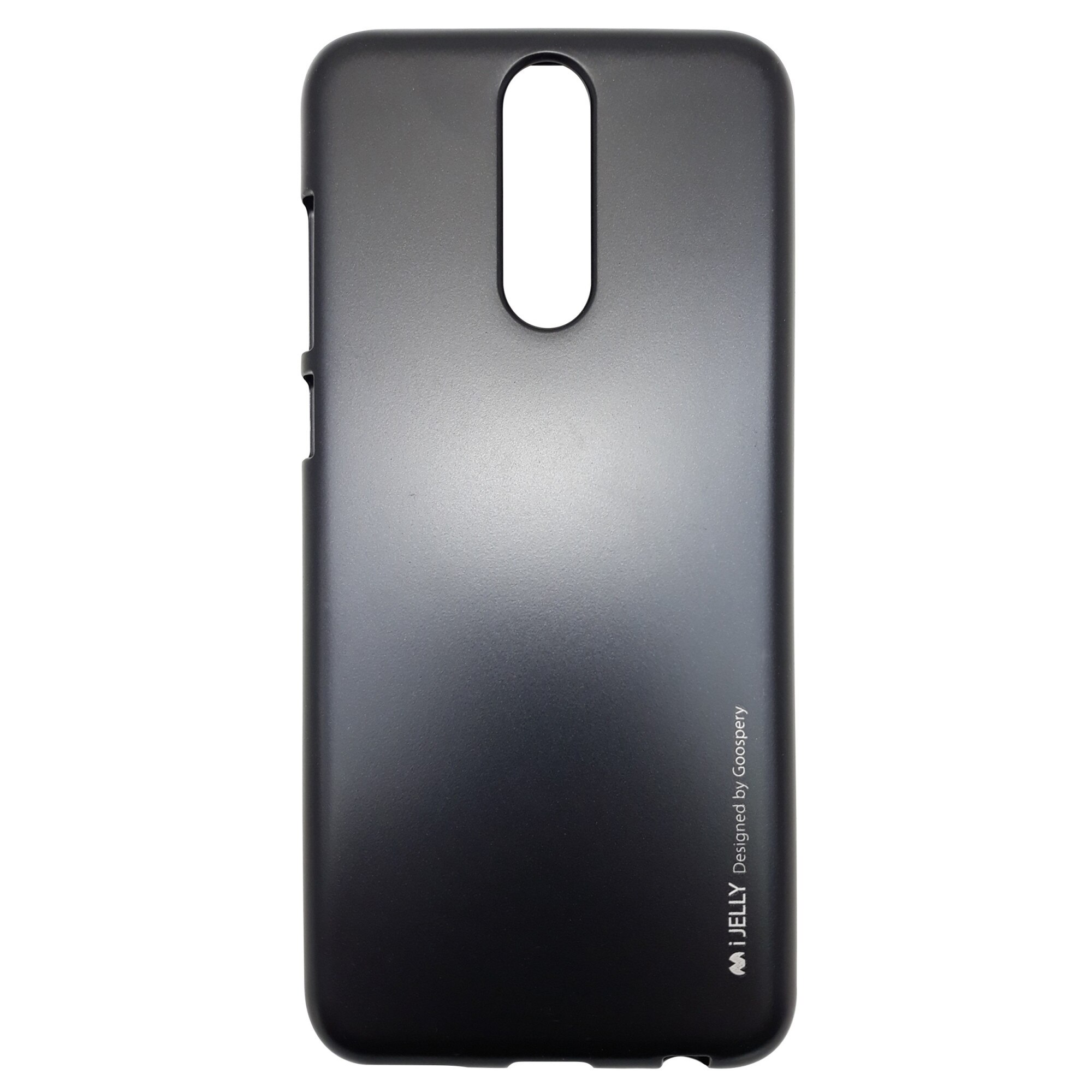 Husa silicon Mercury Goospery i-Jelly negru metalic pentru Huawei Mate 10 Lite