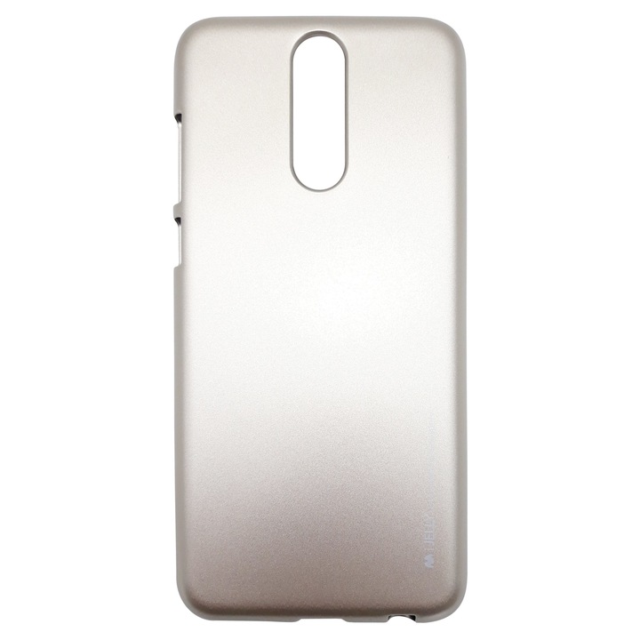 Husa silicon Mercury Goospery i-Jelly auriu metalic pentru Huawei Mate 10 Lite