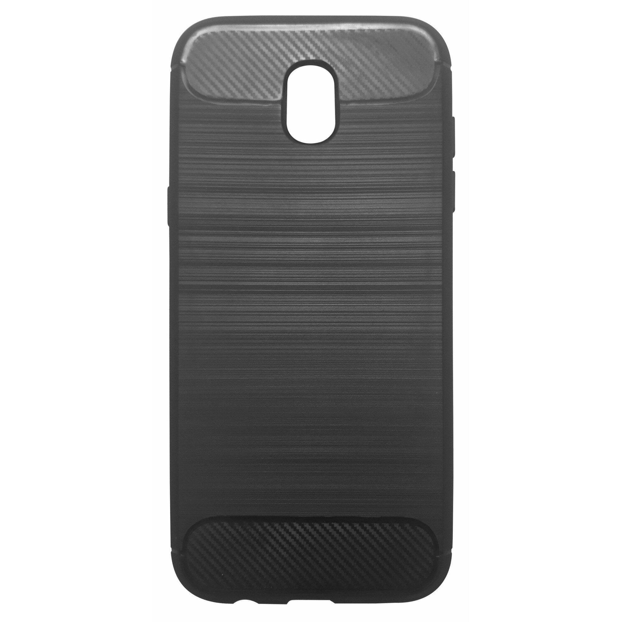Husa Forcell Carbon silicon neagra pentru Samsung Galaxy J5 2017 (SM-J530)