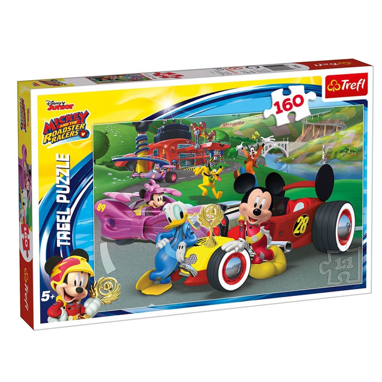 Puzzle Soda Fun, Disney Junior Mickey Mouse & Friends, 160 piese + cadou popsocket S-Fresh Origini
