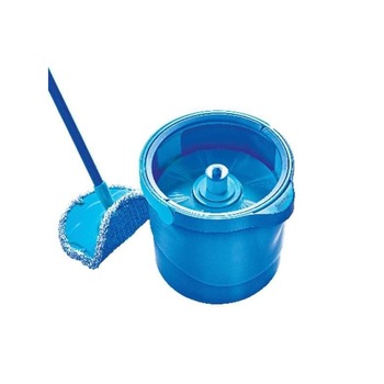 Set Aqua Revolution System 97050347, Spontex, Mop+galeata, Albastru Set Aqua Revolution System 97050347, Spontex, Mop+galeata, Albastru