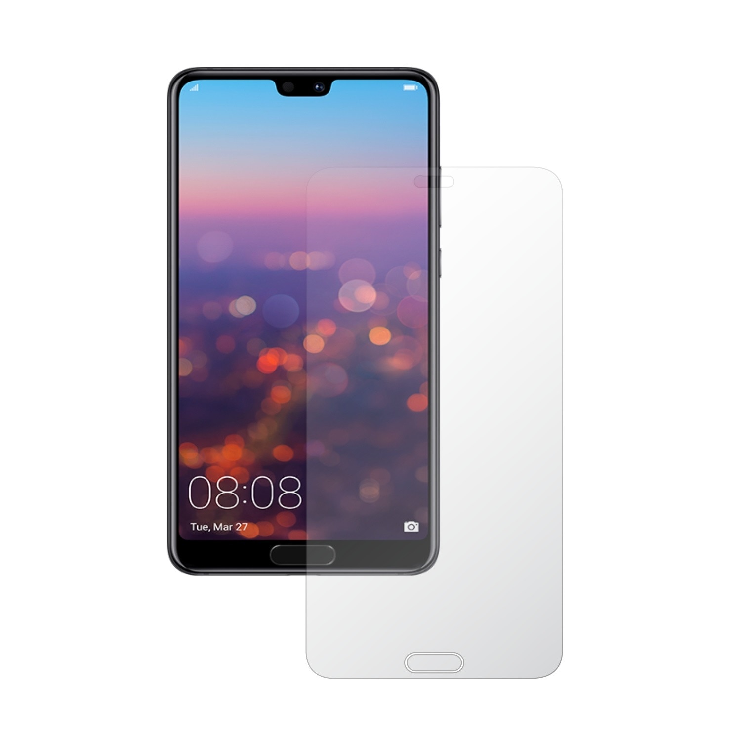 Folie Protectie Ecran, Acoperire Totala, Adeziva si Foarte Flexibila, Invisible Skinz Ultra-Clear AutoRegeneranta pentru Huawei P20 Pro