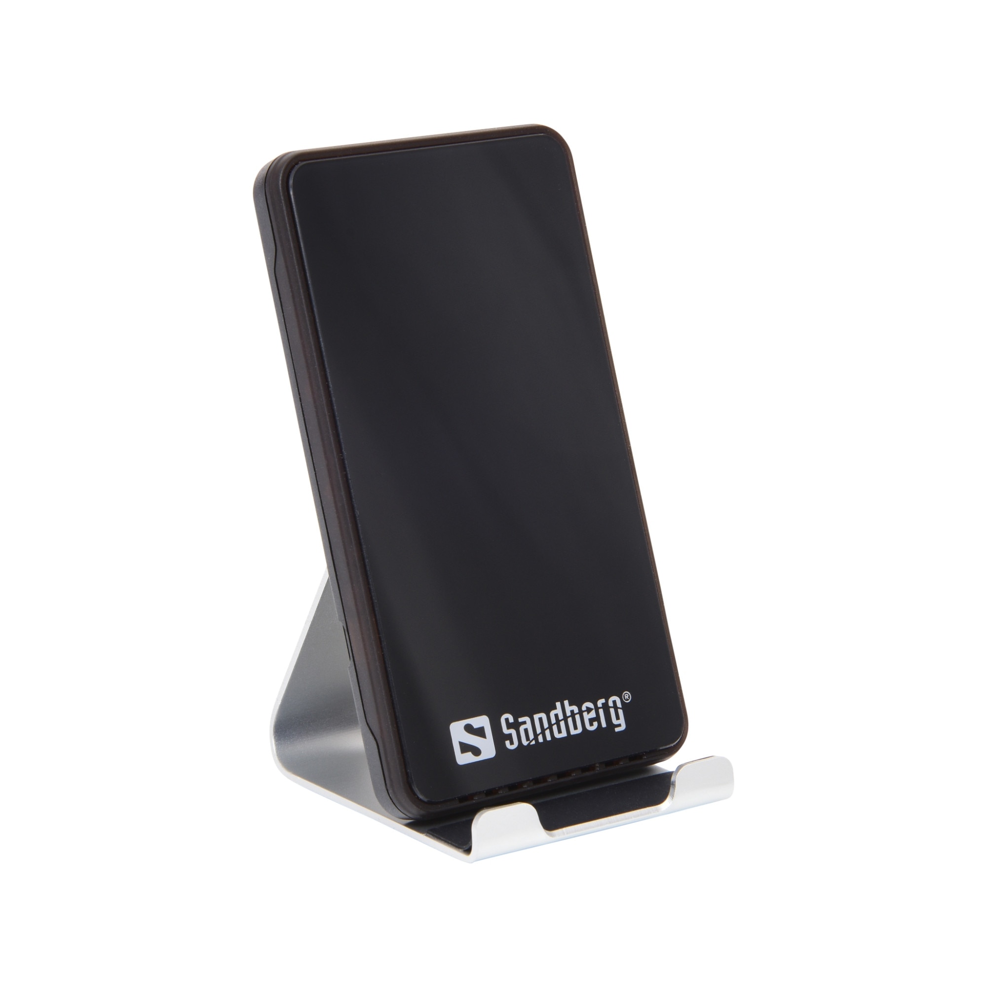 Stand de incarcare Sandberg Wireless Fast Charger Alu Dock 10W pentru Apple iPhone XR, iPhone XS, iPhone XS Max