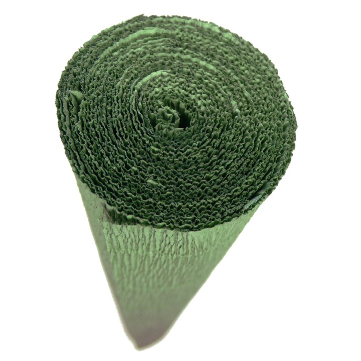 Флорална еластична креп хартия 180гр - Leaf Green
