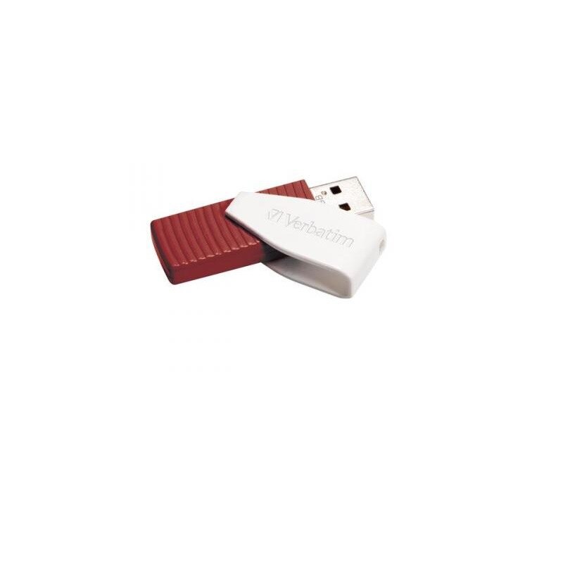 Memorie USB Verbatim Store'n GO Swivel 16GB ROSU
