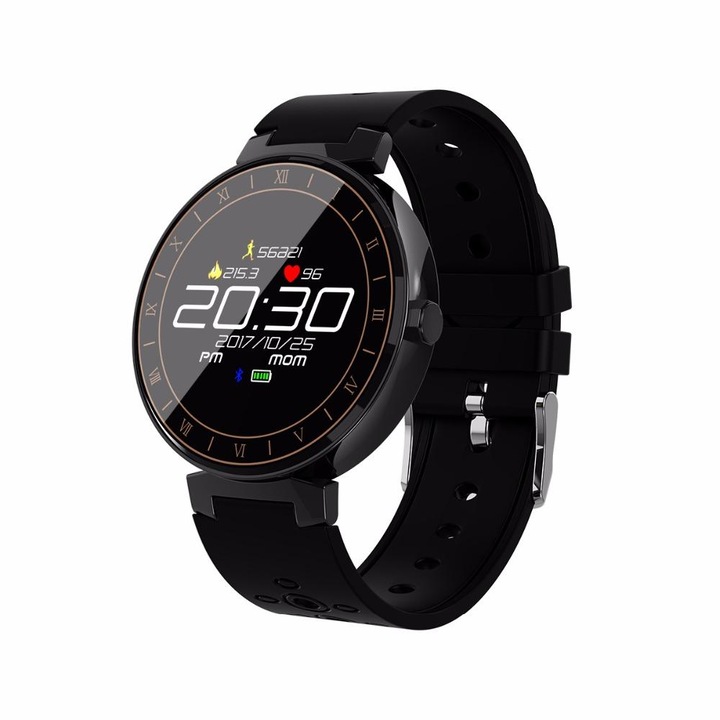 Смарт часовник Smart technology L8, Водоустойчив, Пулс, Кръвно налягане