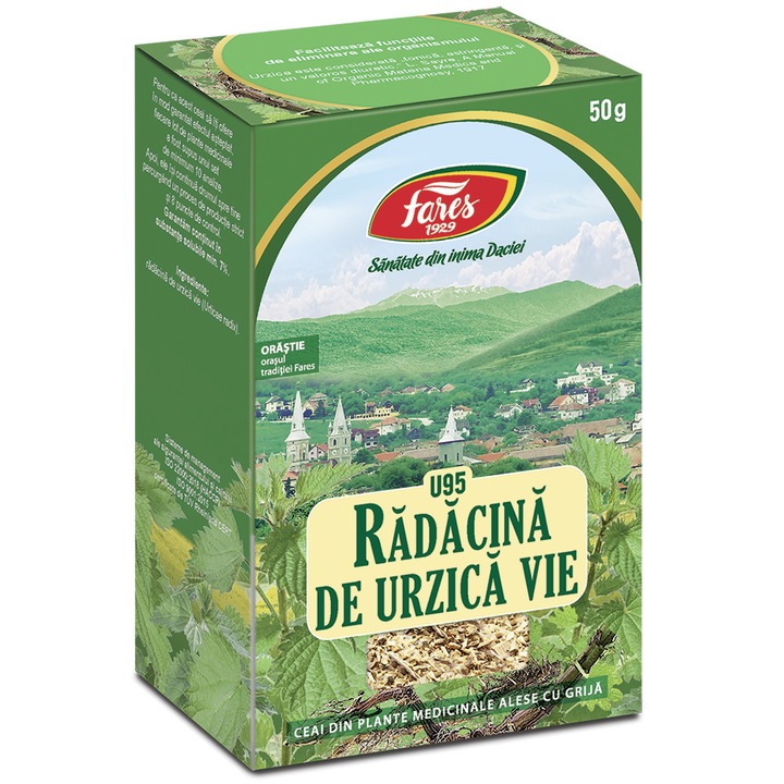 Ceai Radacina Urzica Vie, 50 gr, Fares