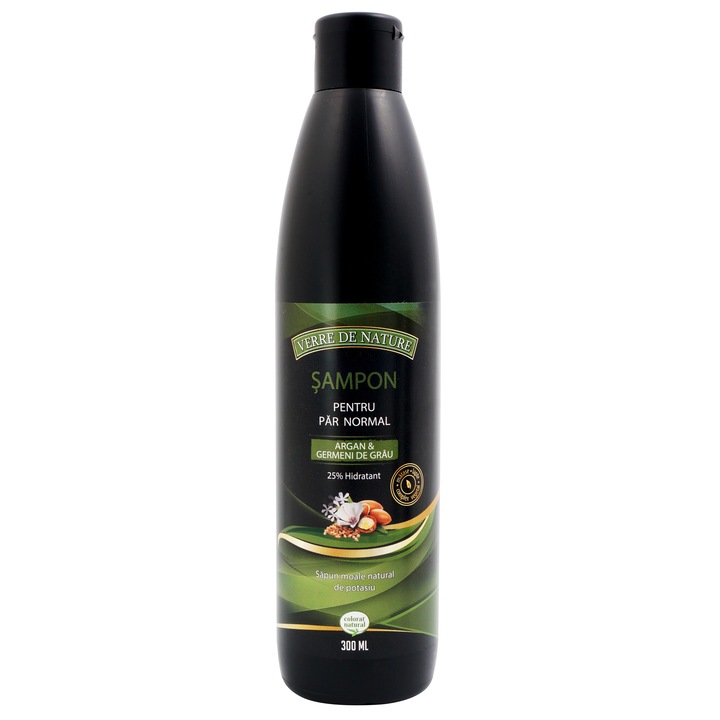 Sampon pentru par normal cu argan, germeni de grau si complex vegetal 300 ml
