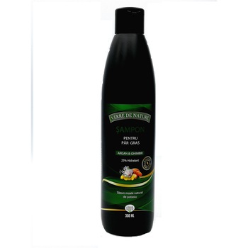 Sampon pentru par gras cu argan, ghimbir si complex vegetal 300 ml Sampon pentru par gras cu argan, ghimbir si complex vegetal 300 ml