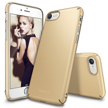 Husa de protectie Ringke Slim pentru iPhone 7/8, Royal Gold Husa de protectie Ringke Slim pentru iPhone 7/8, Royal Gold