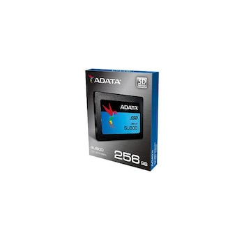 SSD adata, Ultimate su800, 2.5, 256gb, SATA III, 3d tlc nand, r/w 560/520MB/s SSD adata, Ultimate su800, 2.5, 256gb, SATA III, 3d tlc nand, r/w 560/520MB/s