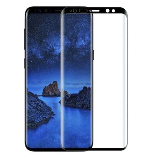 Folie sticla profesionala tehnologie 3D Samsung Galaxy S9, Negru