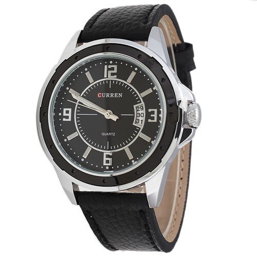 Ceas barbatesc elegant Curren T-Clock, negru