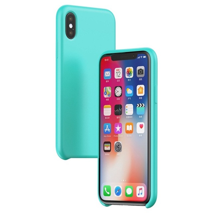 Калъф BASEUS, LSR, за iPhone X / 10, Син