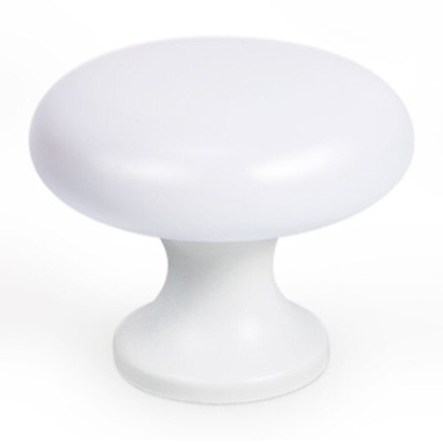 Buton pentru mobilier Duke alb mat