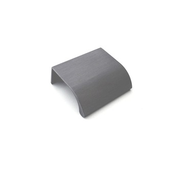 Maner pentru mobilier Ona L: 50 finisaj gri periat Maner pentru mobilier Ona L: 50 finisaj gri periat