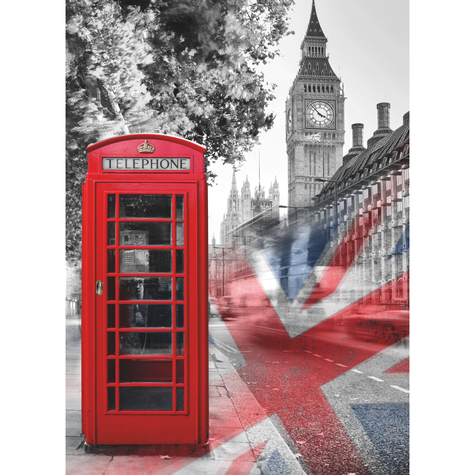 Fototapet arhitectura Komar SD930, London red box 184 x 254 cm