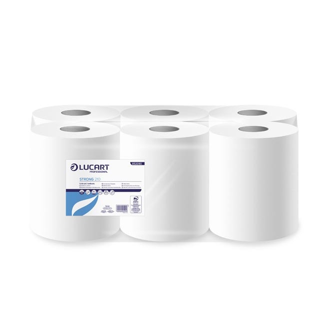 Role cu derulare centrala Lucart Strong 210- Bax de 6 role