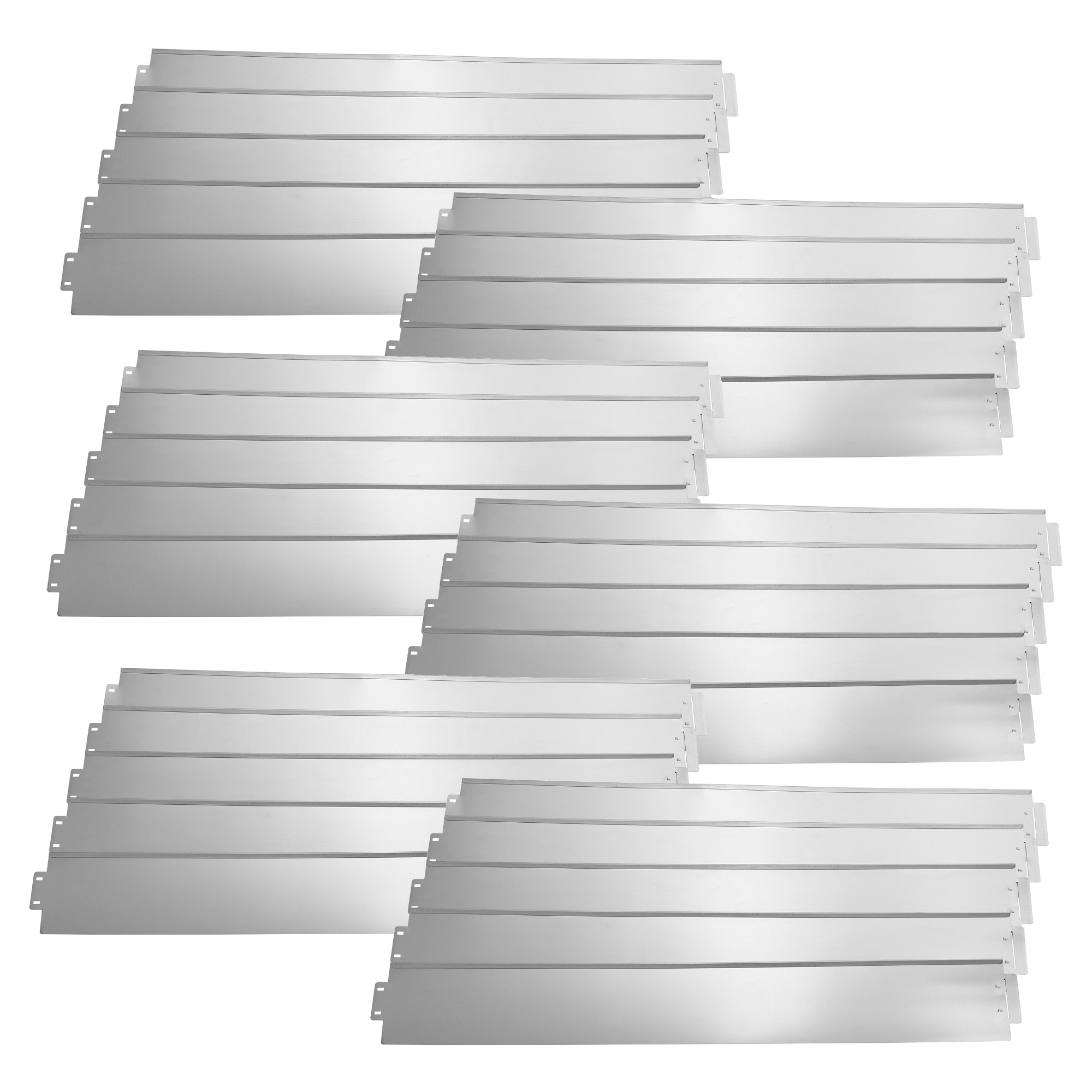 Set 30 bucati bordura decorativa pentru gradina, casa.pro,30 m, argintiu