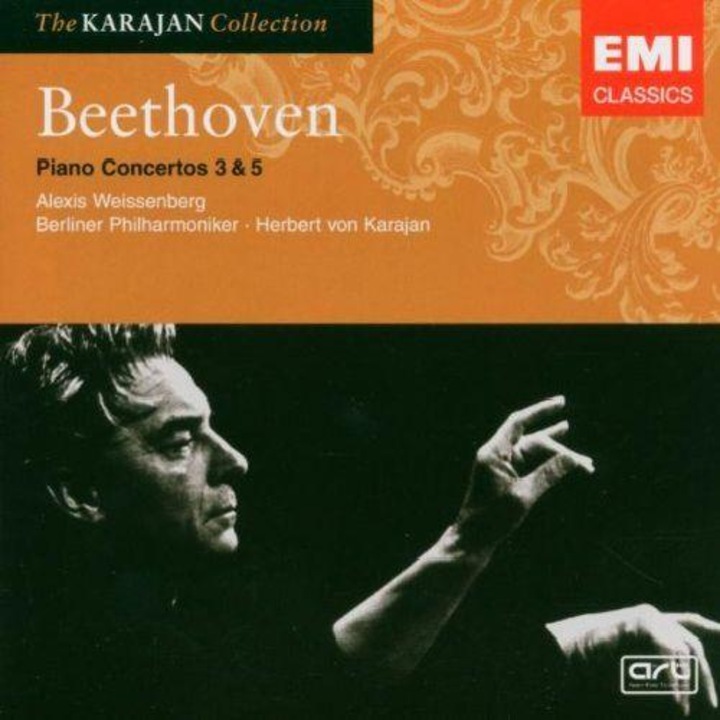 Herbert Von Karajan, Alexis Weissenberg, Berliner Philharmoniker-Piano Concertos 3 & 5-Ludwig Van Beethoven-CD