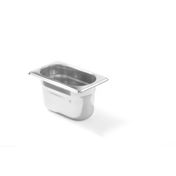 Tava Gastronorm GN 1/9, adancime 100 mm, 1 litru, Gama Hendi Kitchen Line, otel inoxidabil Tava Gastronorm GN 1/9, adancime 100 mm, 1 litru, Gama Hendi Kitchen Line, otel inoxidabil
