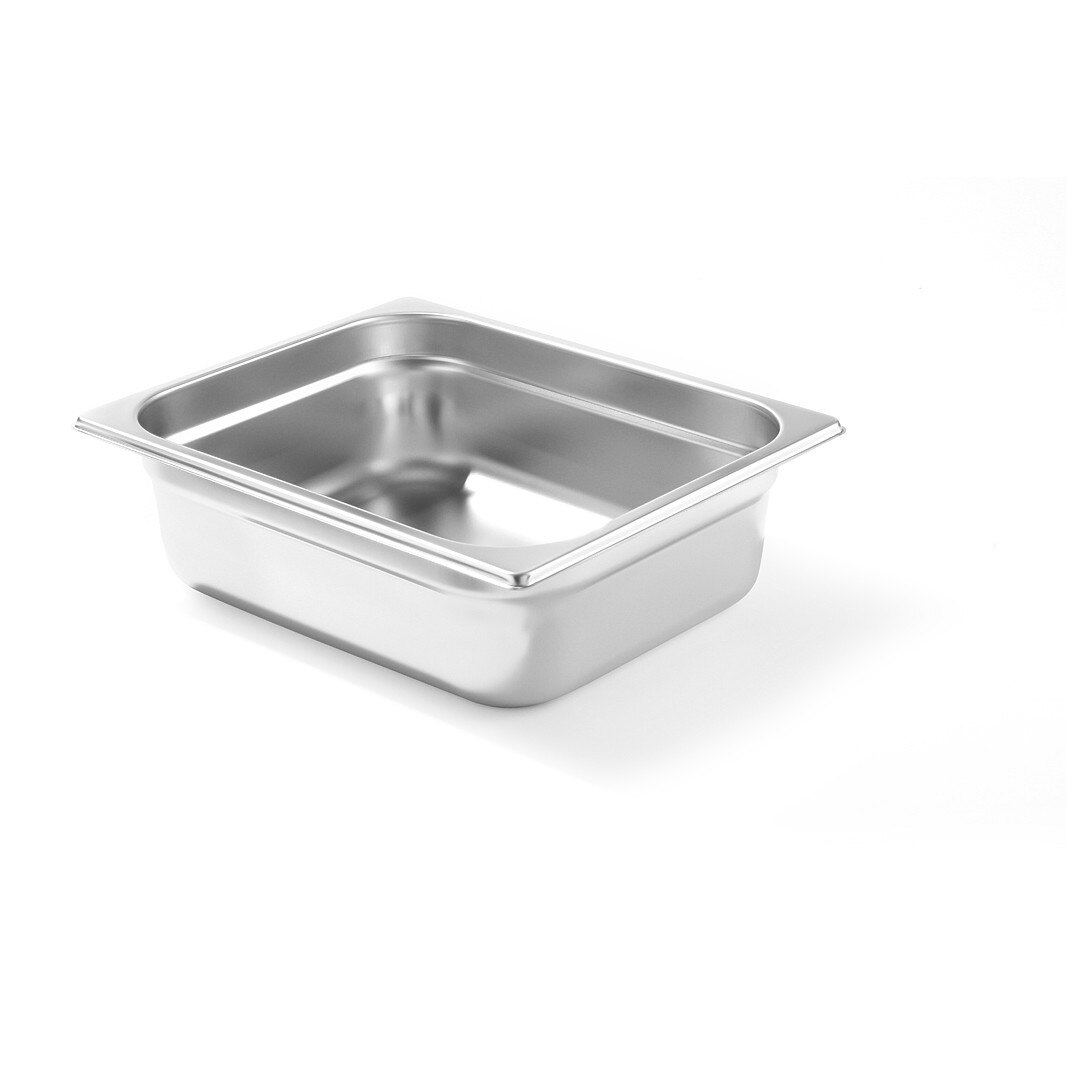 Tava Hendi Gastronorm GN 1/2 40 mm 2.2 litri, gama Profi Line, otel inoxidabil