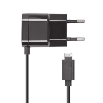 Incarcator casa cu port Lightning Forever, 1A, negru Incarcator casa cu port Lightning Forever, 1A, negru