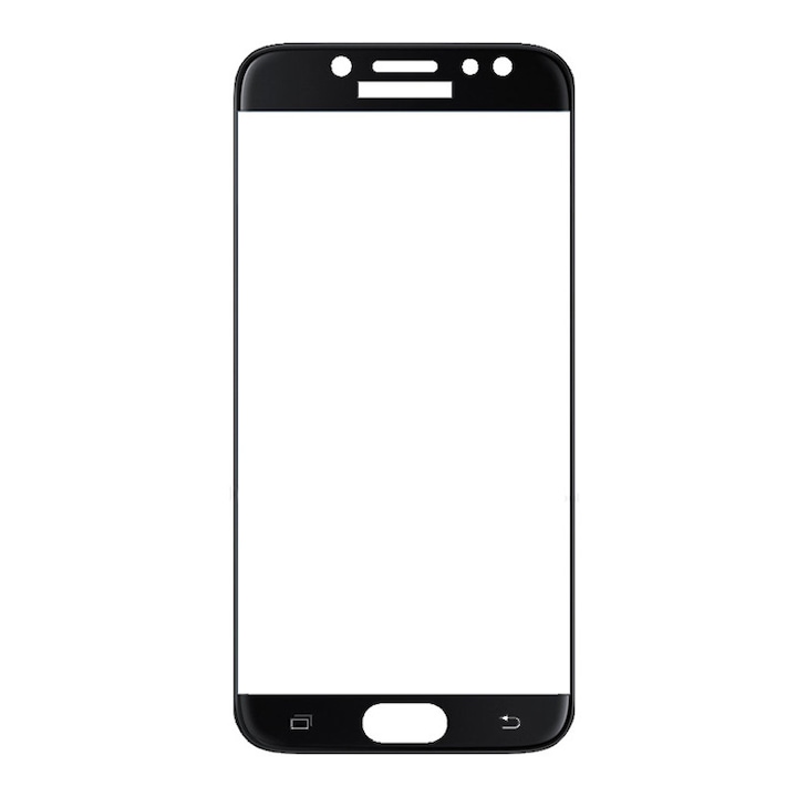 ALC MOBILE 9D Üvegfólia, Kompatibilis Samsung Galaxy J5 2017 készülékkel, Fekete körvonal