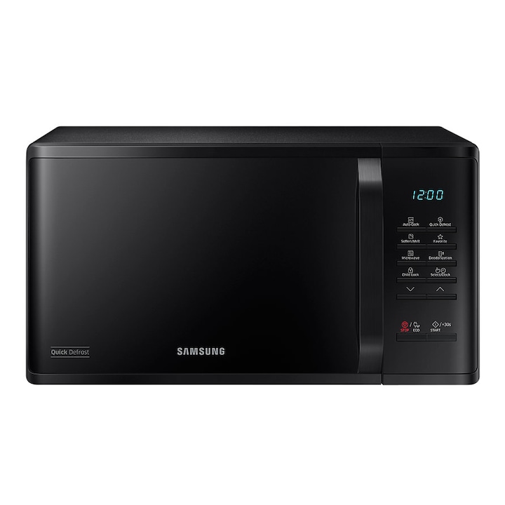 Cuptor cu microunde Samsung MS23K3513, 23 l, Digital, Quick Defrost, 800 W, Negru